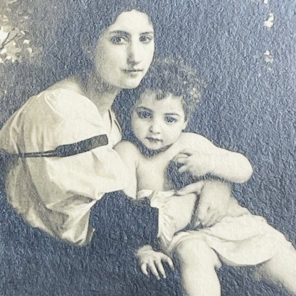 Cleveland Museum Mother Children Gelatin Silver Vintage Artur Postcard UNUSED - Picture 7 of 9